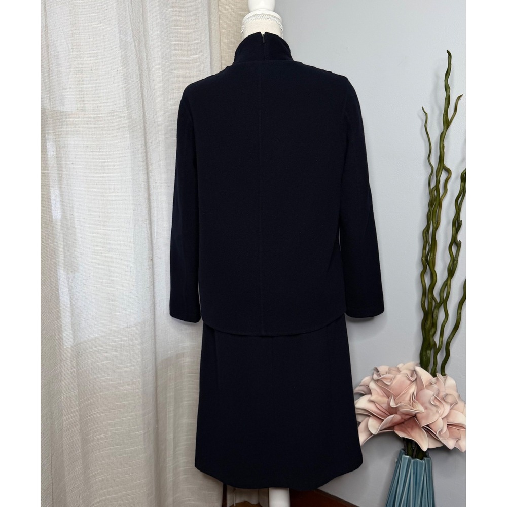 Ralph Lauren Wool Angora Cashmere‎ Skirt Blouse Jacket Set Union Made USA 4/6 - Picture 3 of 16